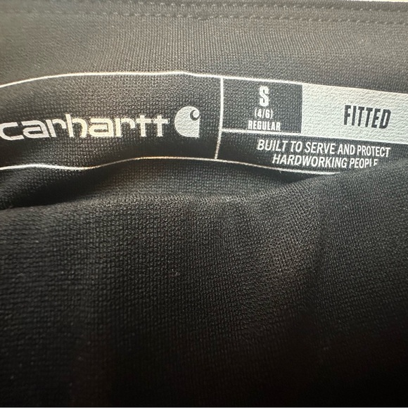 Carhartt Women’s Fitted Pants Black Size Small - Picture 4 of 5